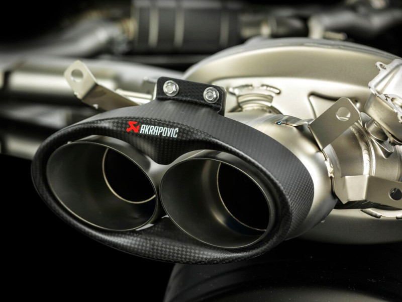 Akrapovic exhaust system installation by our performance specialists Brisbane Gold Coast modern workshop