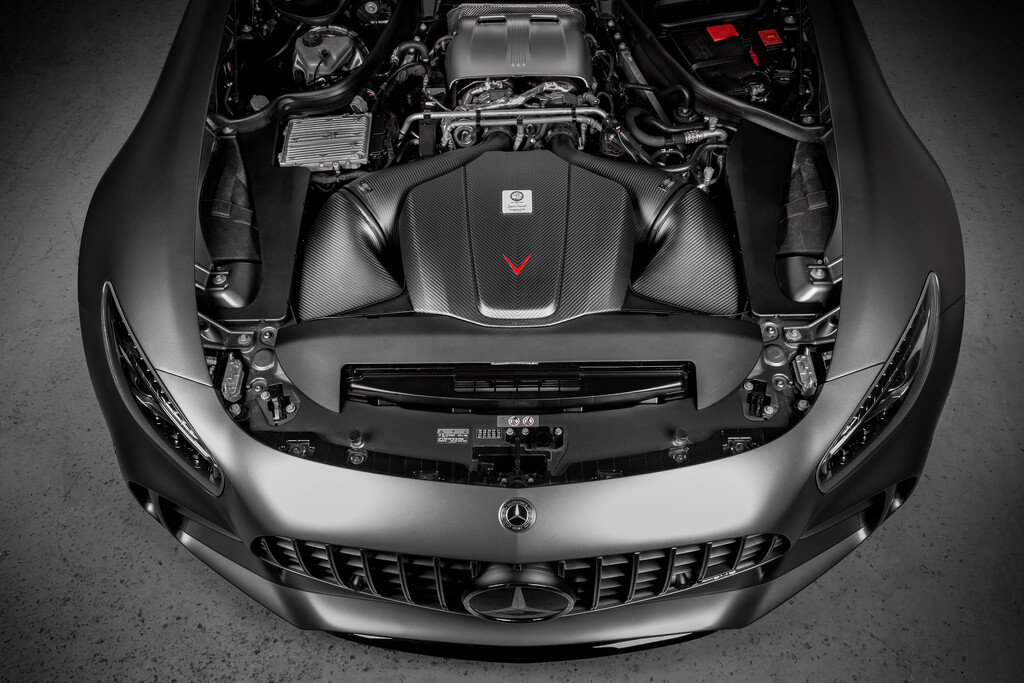 Performance cold air intake installation with carbon fiber components by our tuning specialists Brisbane Gold Coast