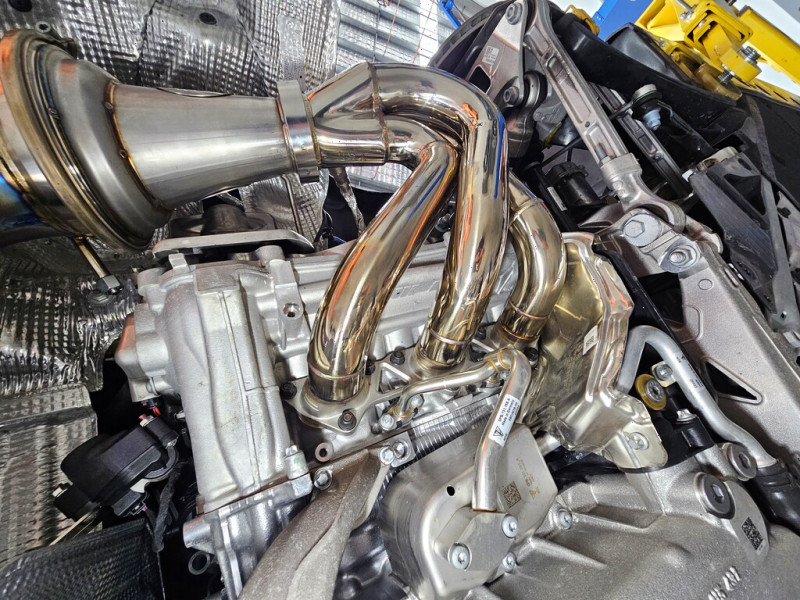 Custom performance exhaust installation and carbon fiber upgrades by our specialists Brisbane Gold Coast workshop