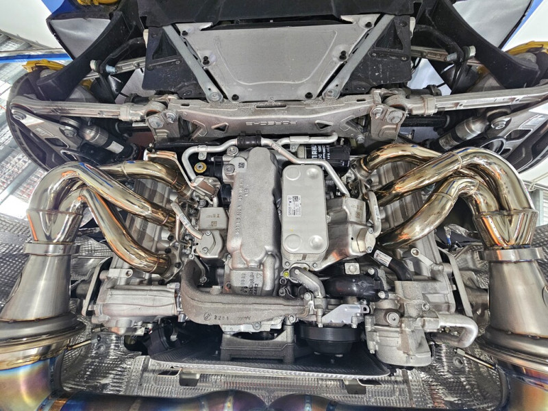 Custom performance exhaust installation and carbon fiber upgrades by our specialists Brisbane Gold Coast workshop