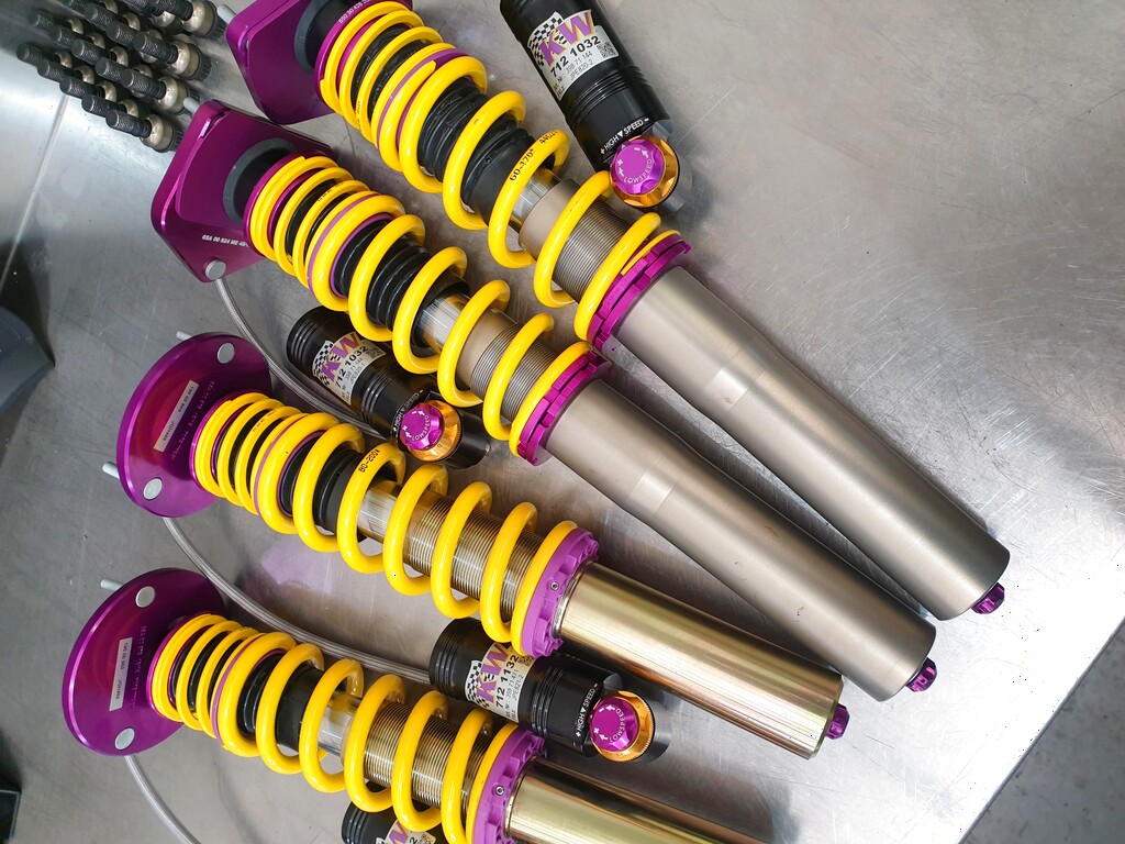 KW suspension and coilover upgrades for performance cars at our specialist workshop Brisbane Gold Coast tuning